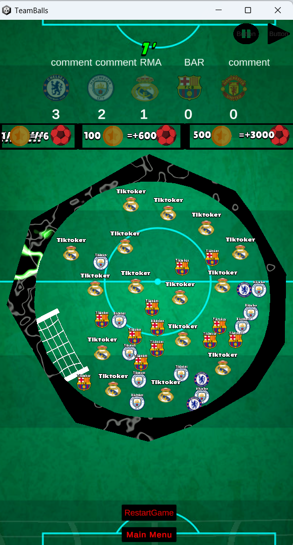 TeamBalls screenshot